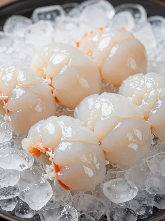 Свеж јастог на рустичној дрвеној дасци са лимуном и зачинима