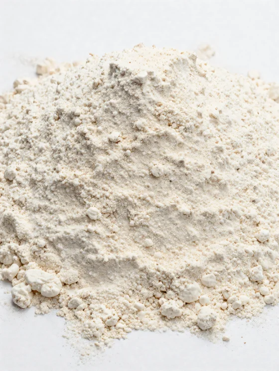 Спелтино брашно у керамичкој чинији, природне, светло браон нијансе