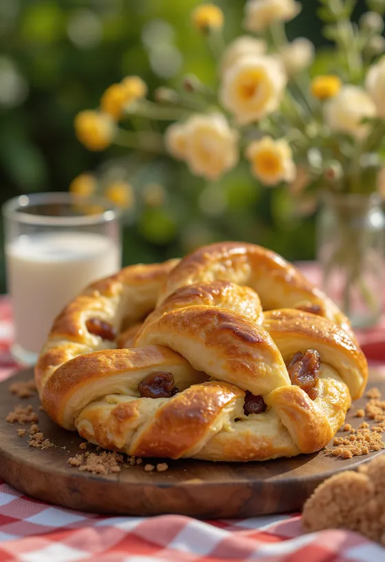 Переце са датулама сервиране