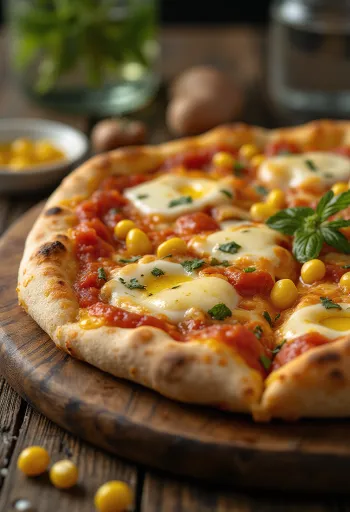 Pizza al Mais са кукурузом и сиром