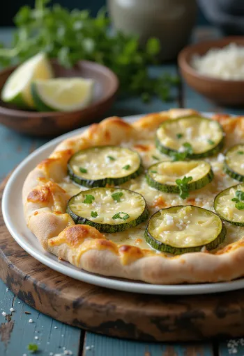 Pizza al Zucchini са тиквицама и сиревима