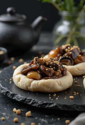 Hoisin mushroom bao са веганским печуркама и хоисин сосом