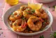 Chingri bhuna са соком од лимуна, зачињени гамбори и свежи коријандер