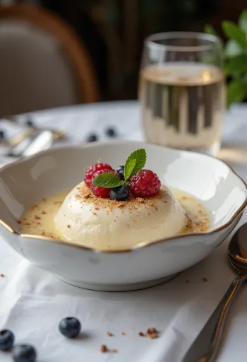 Сервирана пана кота са тонка пасуљем