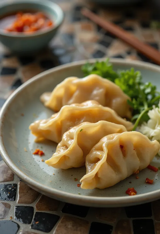 Замотуљци кувани на пари сложени у круг у тигању