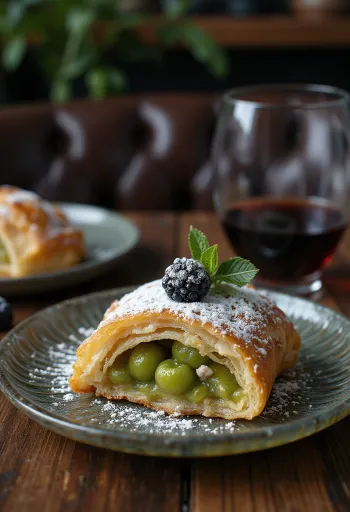 Штрудла са огроздом свеже печена