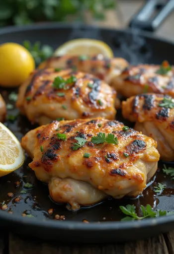 Гриловани пилећи батаци сервирани