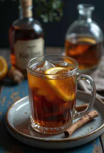 Грог сервиран у чаши