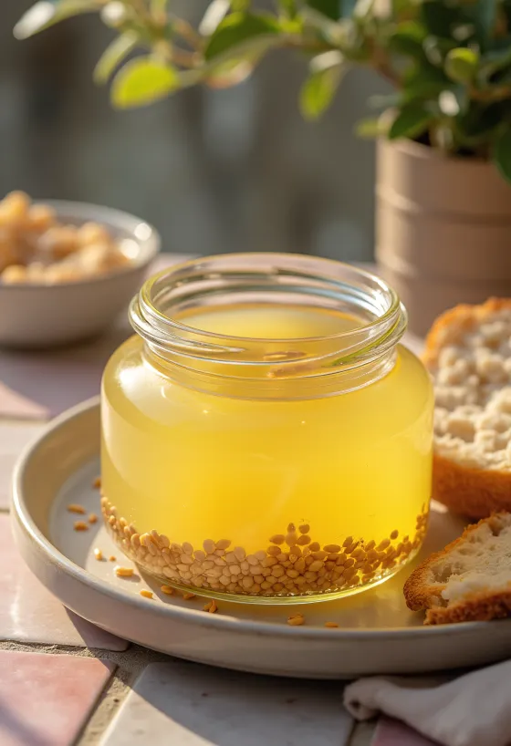 Ghee са сусамом, свеже припремљен