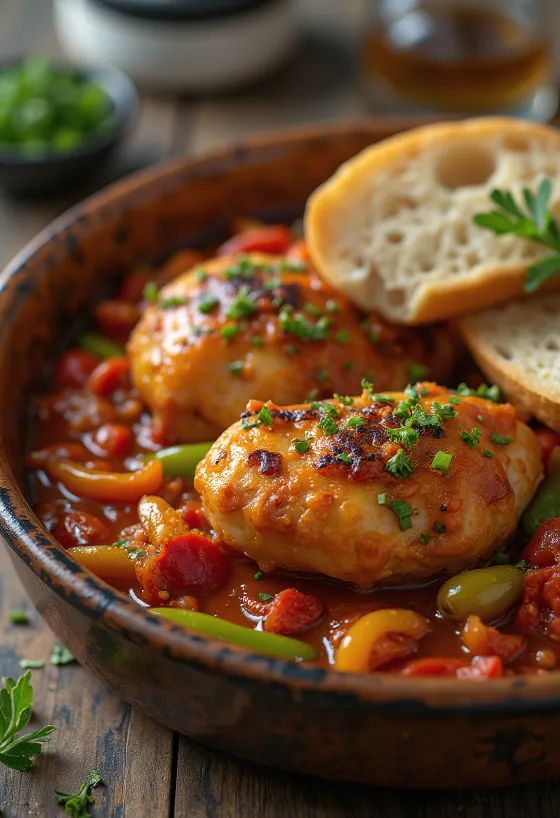 Каћаторе са љутом паприком, свеже сервирано