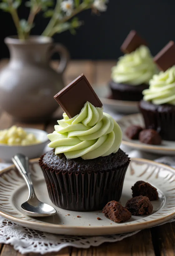 After Eight капкејк сервиран